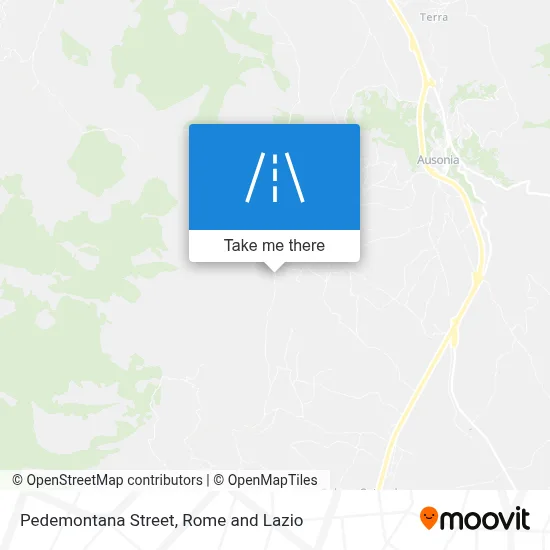 Pedemontana Street map