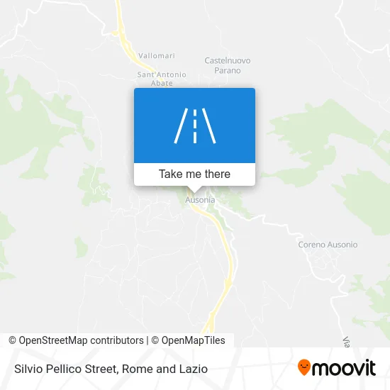 Silvio Pellico Street map