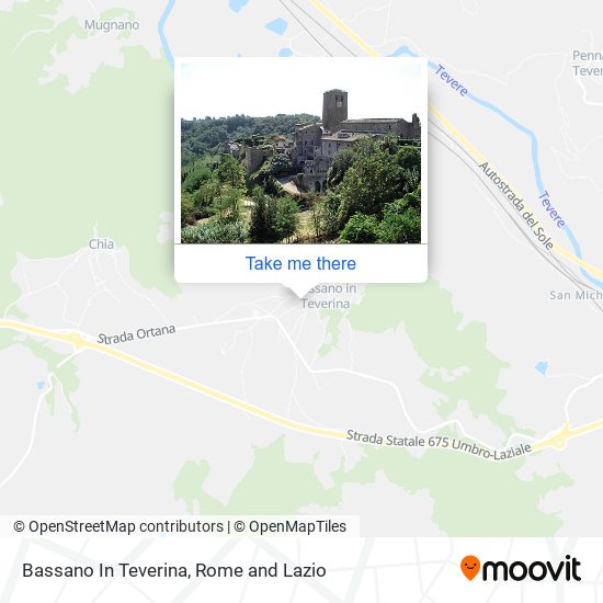 Bassano In Teverina map