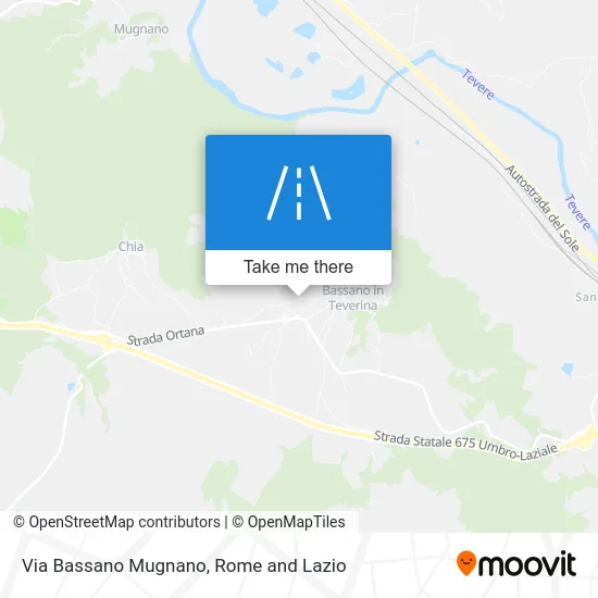 Bassano Mugnano Street map