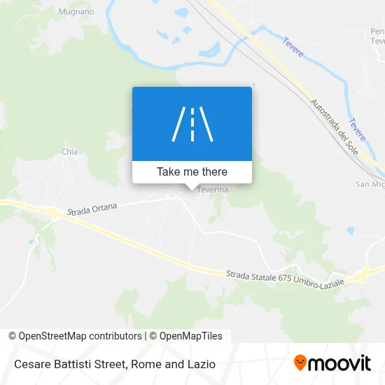 Cesare Battisti Street map