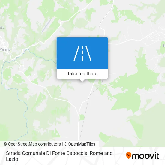 Fonte Capoccia Communal Road map