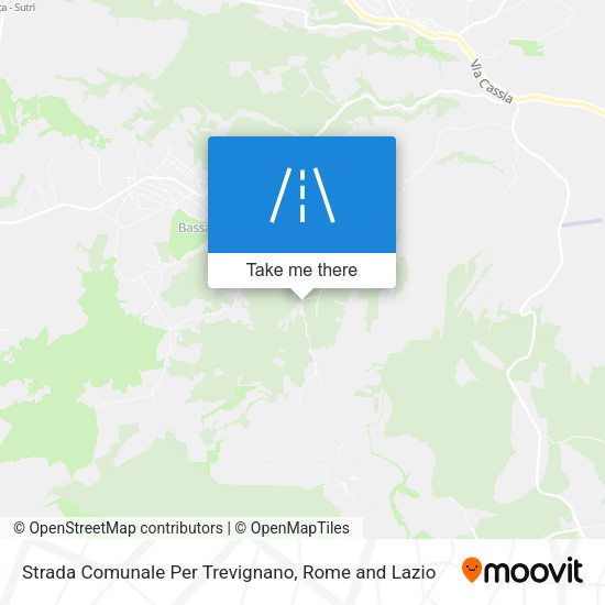 Strada Comunale Per Trevignano map