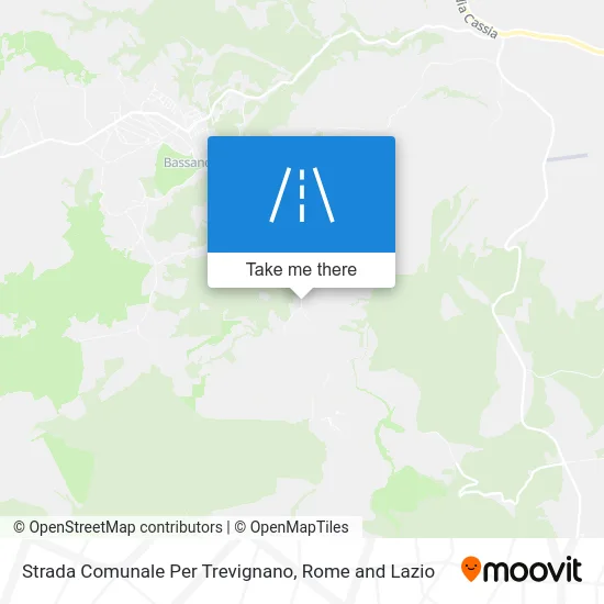 Strada Comunale Per Trevignano map
