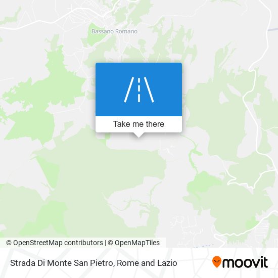 Strada Di Monte San Pietro map