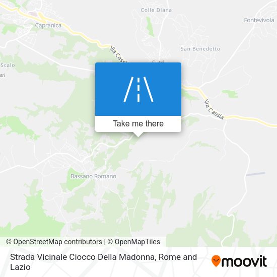 Strada Vicinale Ciocco Della Madonna map