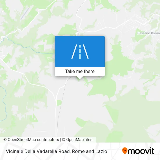 Vicinale Della Vadarella Road map
