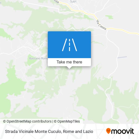 Strada Vicinale Monte Cuculo map