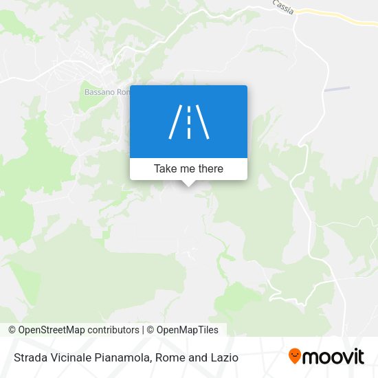 Strada Vicinale Pianamola map