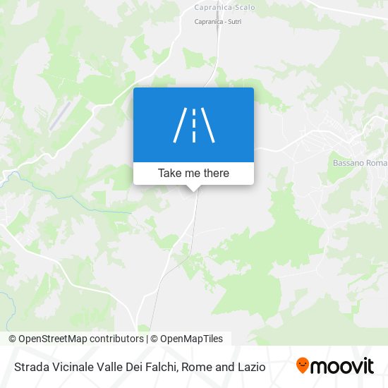 Strada Vicinale Valle Dei Falchi map