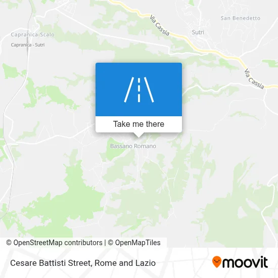 Cesare Battisti Street map