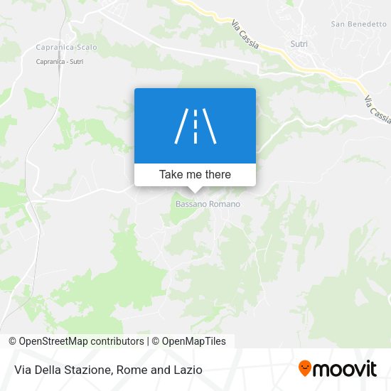 Via Della Stazione map