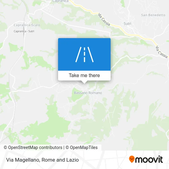 Magellano Street map