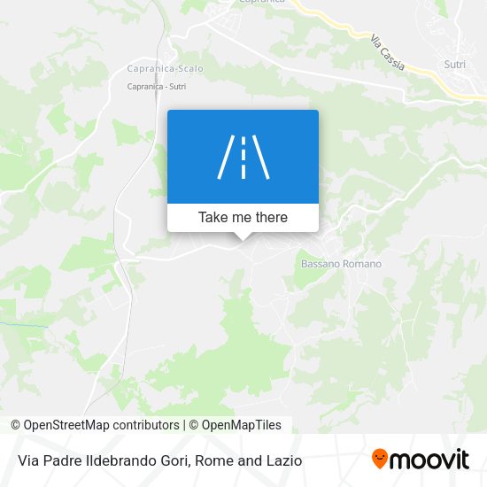 Via Padre Ildebrando Gori map