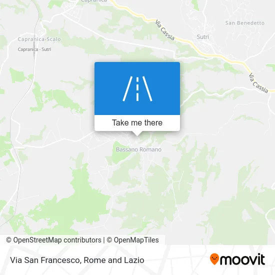 San Francesco Street map