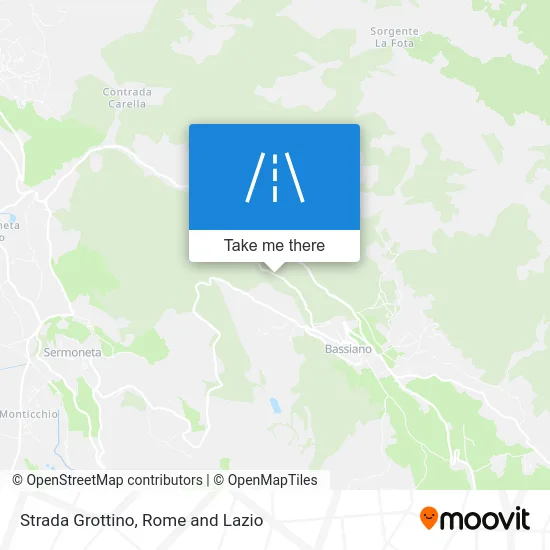 Strada Grottino map