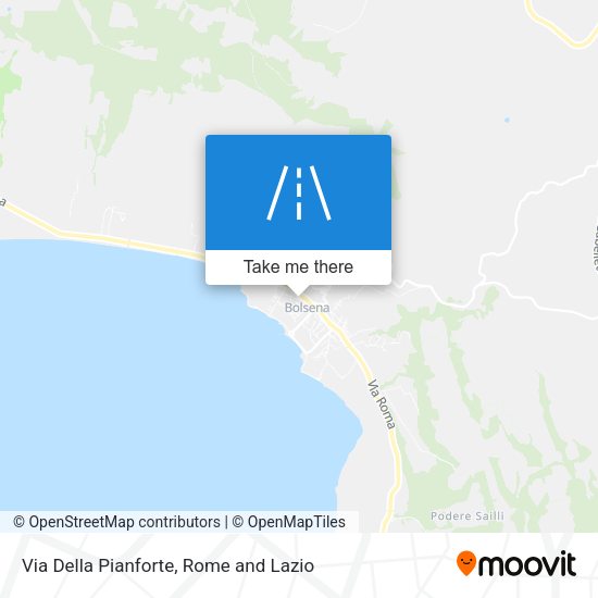 Via Della Pianforte map