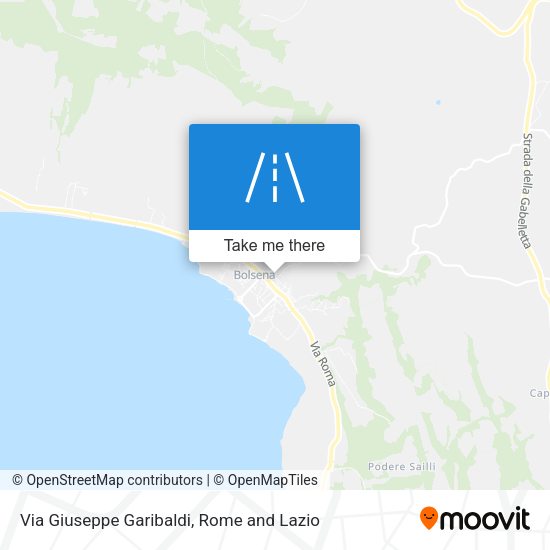 Via Giuseppe Garibaldi map