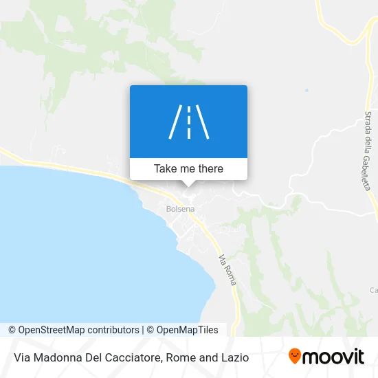 Madonna Del Cacciatore Street map