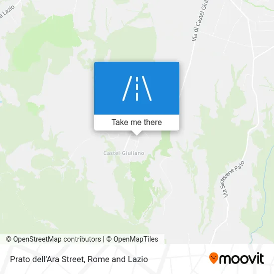 Prato dell'Ara Street map