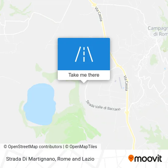 Martignano Road map