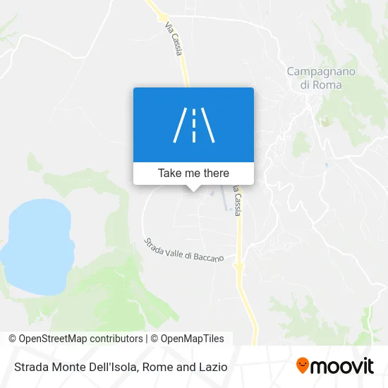 Strada Monte Dell'Isola map