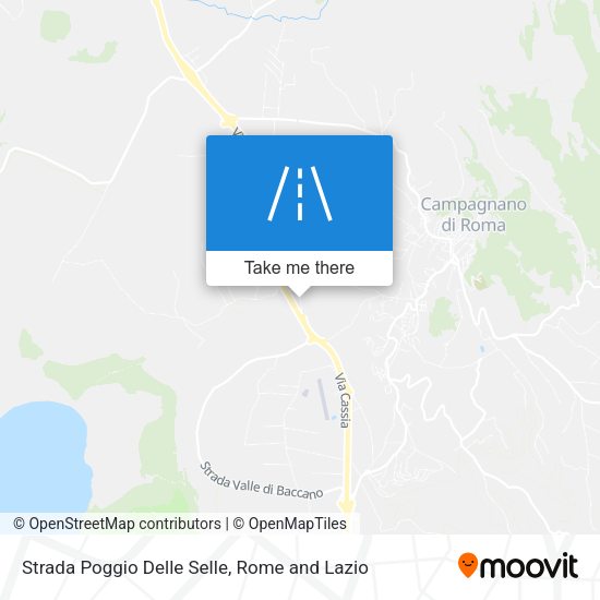 Strada Poggio Delle Selle map