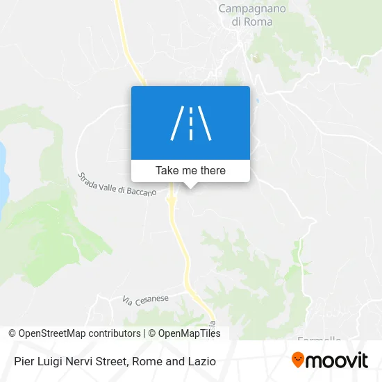 Pier Luigi Nervi Street map