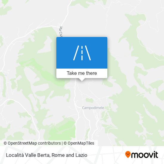 Località Valle Berta map