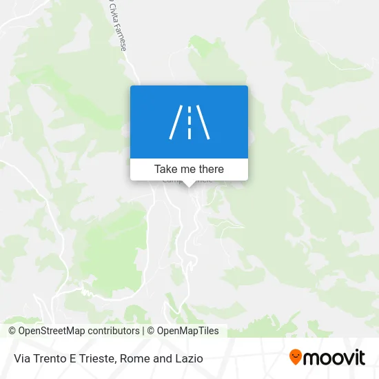 Trento and Trieste Street map