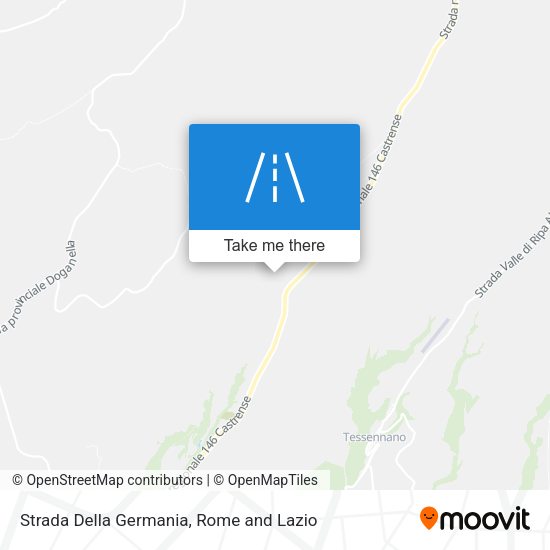 Strada Della Germania map