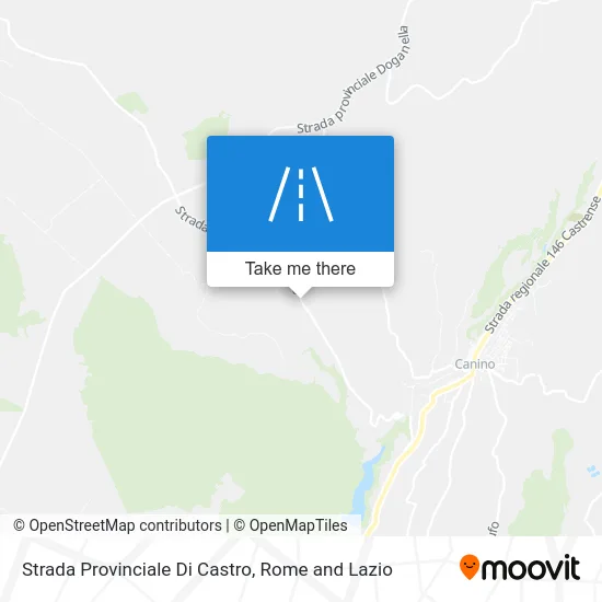Strada Provinciale Di Castro map