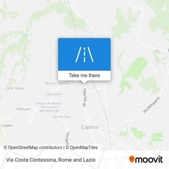 Costa Contessina Street map