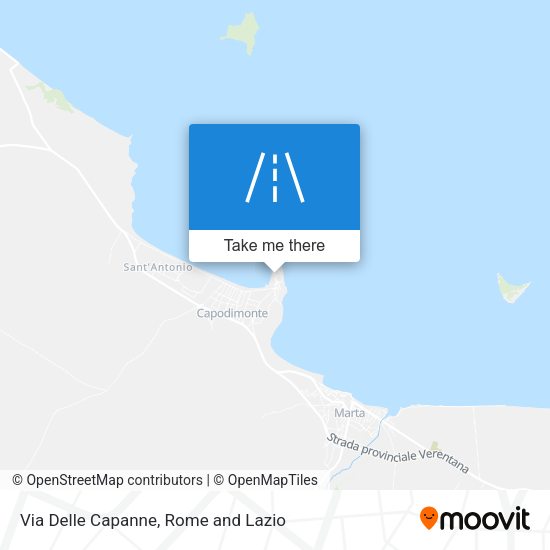 Via Delle Capanne map