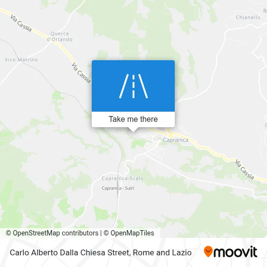 Carlo Alberto Dalla Chiesa Street map