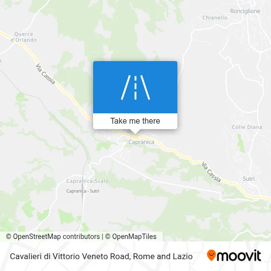 Cavalieri di Vittorio Veneto Road map