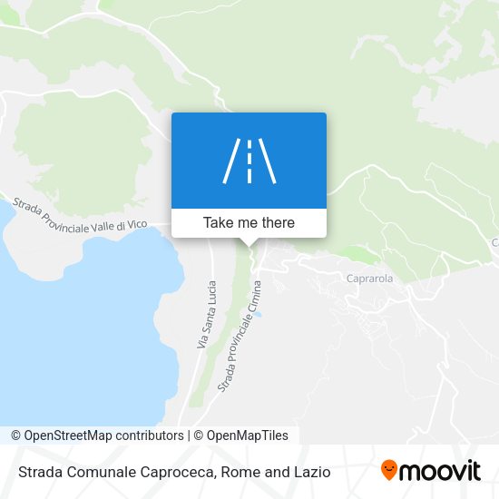 Strada Comunale Caproceca map