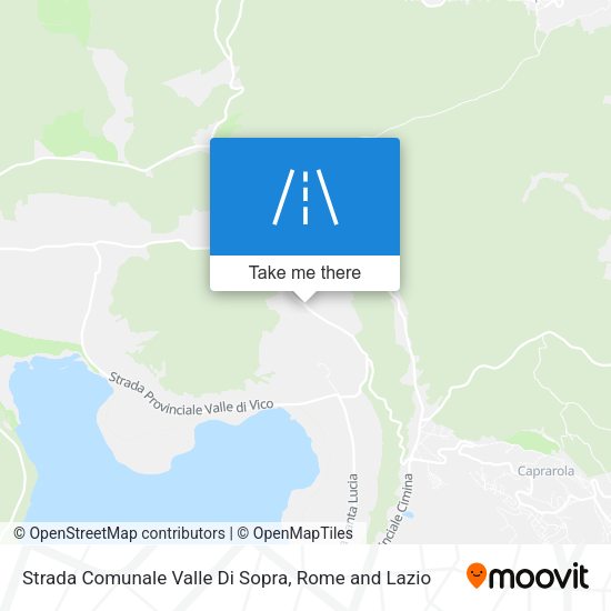 Strada Comunale Valle Di Sopra map
