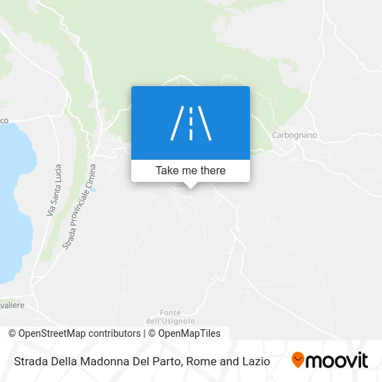 Strada Della Madonna Del Parto map