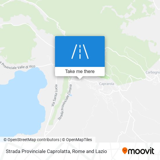 Strada Provinciale Caprolatta map