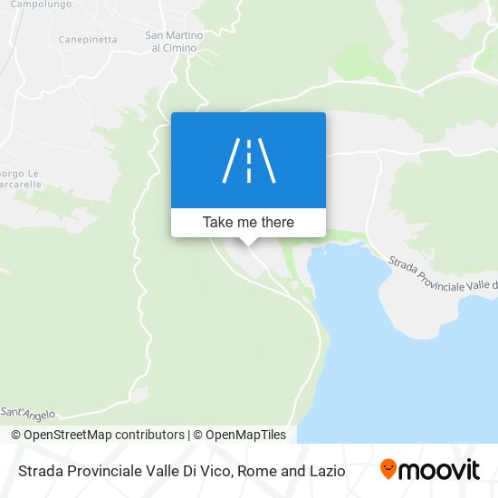 Strada Provinciale Valle Di Vico map