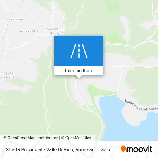 Provincial Valley of Vico Road map