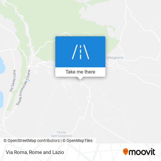 Via Roma map