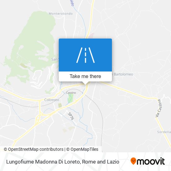 Lungofiume Madonna Di Loreto map