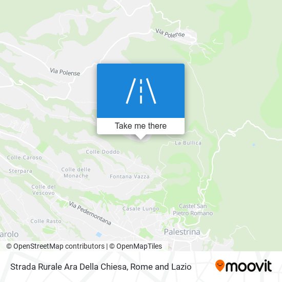 Strada Rurale Ara Della Chiesa map