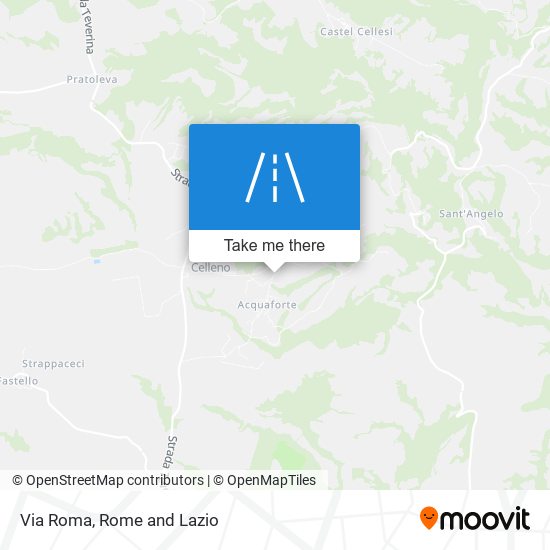 Via Roma map