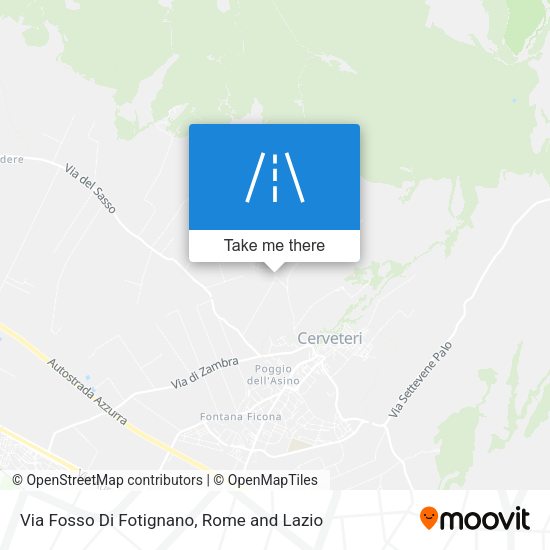Via Fosso Di Fotignano map