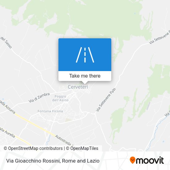 Via Gioacchino Rossini map