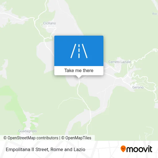 Empolitana II Street map
