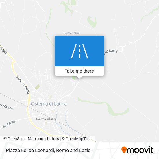 Piazza Felice Leonardi map